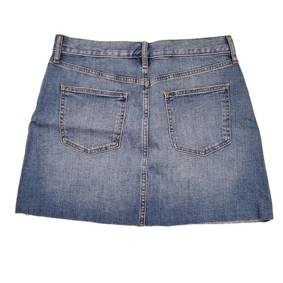 Gap Mini Medium Indigo Blue Jeans Skirt - Picture 2 of 9